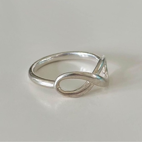 Tiffany & Co Sterling Silver Infinity Ring - Picture 2 of 4